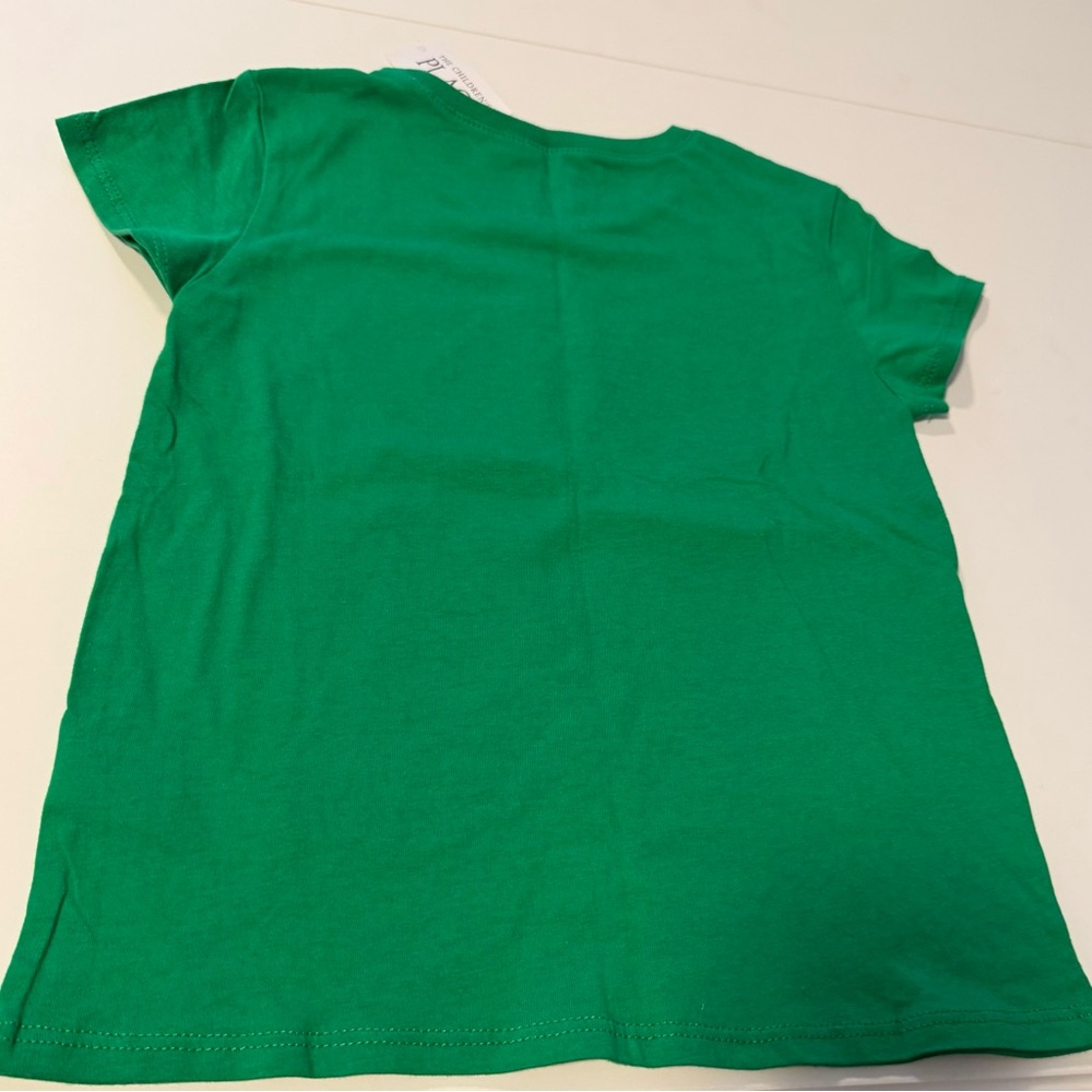 The Children’s Place Green St Patrick’s Day Tee with Clover Design - Picture 4 of 5